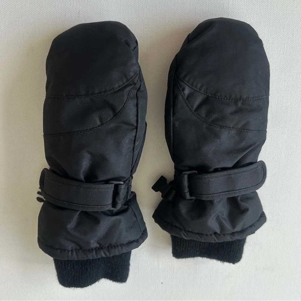 3M Thinsulate Kids Mittens in Black